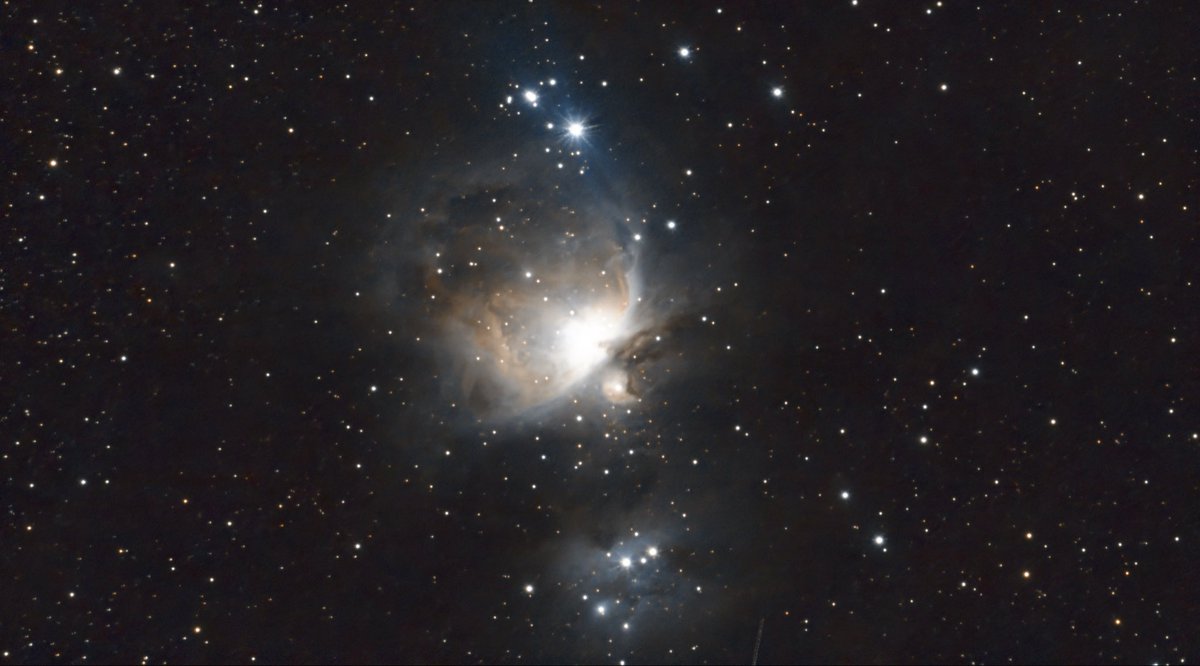 My first astrophotography project: Orion Nebula