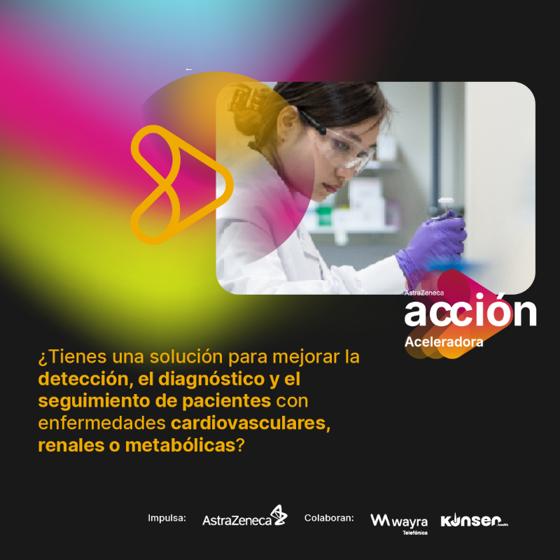 AstraZenecaES's tweet photo. Puedes transformar el futuro de la salud.

Valida tu idea para mejorar la identificación o el seguimiento de pacientes CVRM con ACCIÓN.

Participa hasta el 07/01