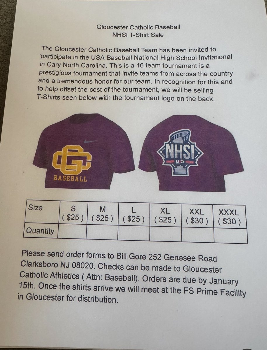 GCbaseballrams's tweet image. please consider helping the baseball offset the cost too go to the USA NHSI Tournament in Cary in March. See the directions please  and reach out here for any questions.