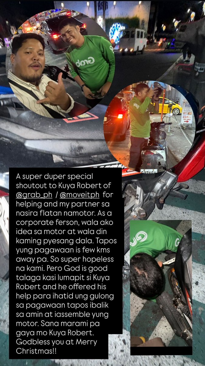 santymondd's tweet photo. Maraming Maraming Salamar Kuya Robert of @grabph Mabuhay ka! Madami pa sana gaya mo!!!! https://t.co/LwiILACvKU