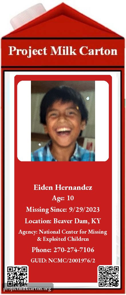 P_MilkCarton's tweet photo. Good Morning! Daily Missing Children Alert  Today's focus: Kentucky  Help us bring these children home. Share this post!  #DailyAlert #MissingChildren #ProjectMilkCarton #Kentucky

https://t.co/MhWc9U8pTQ

https://t.co/V9sc8oHmOd

#HelpFindThem https://t.co/GcecPMG75M
