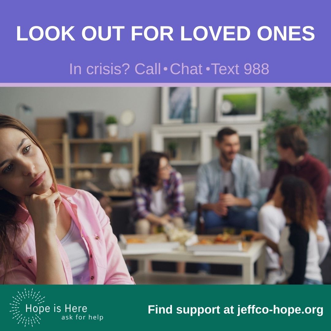 ChestnutHealth's tweet image. 💡 Holidays can be tough. If someone withdraws, has major mood changes, or feels like a burden—check in.
📱 988 for crisis help
🌐 jeffco-hope.org for local support #jeffcohope #jccmhfb