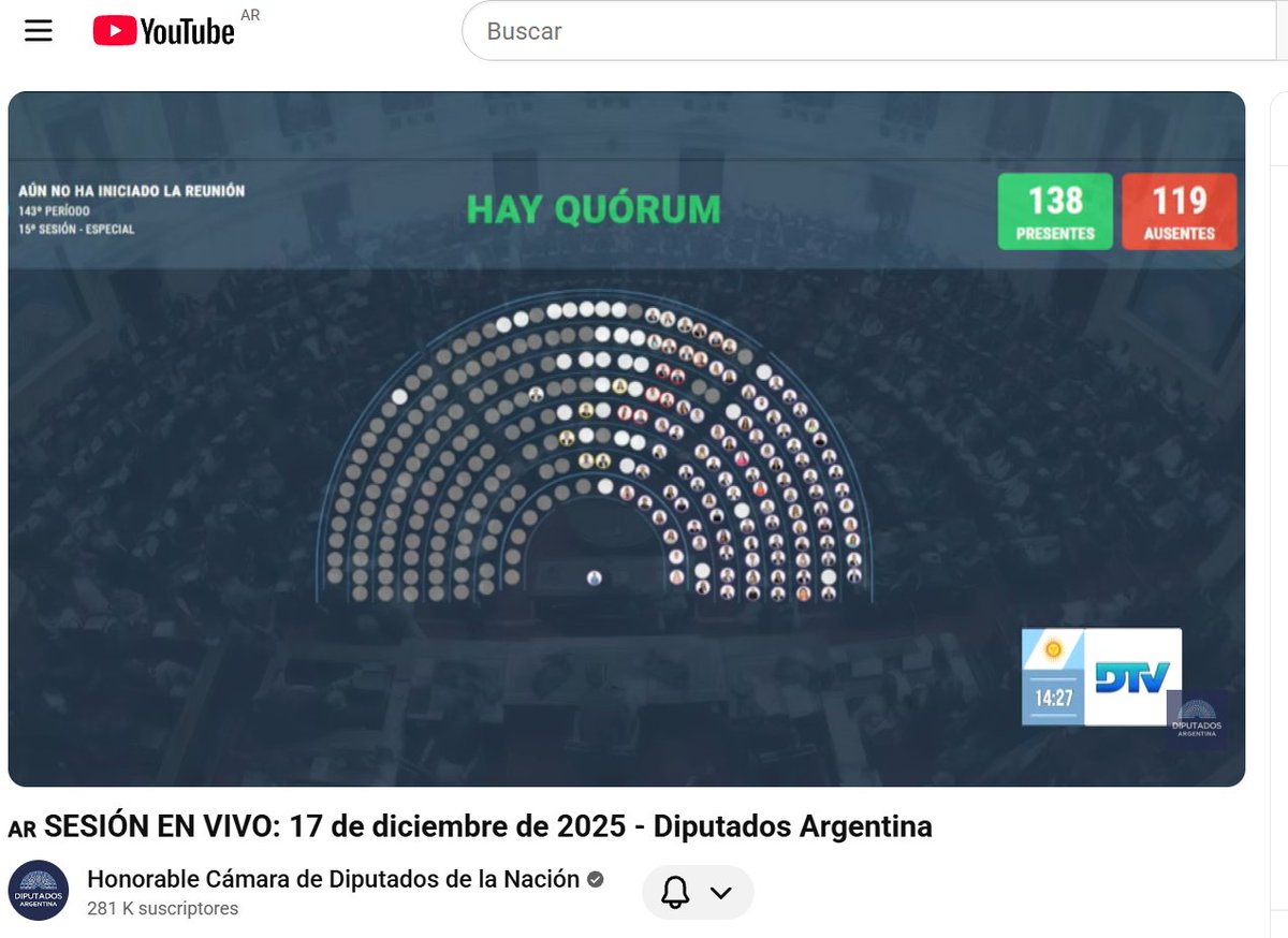 mariogoldmanr's tweet image. Habemus quórum #seguimientoparlamentario