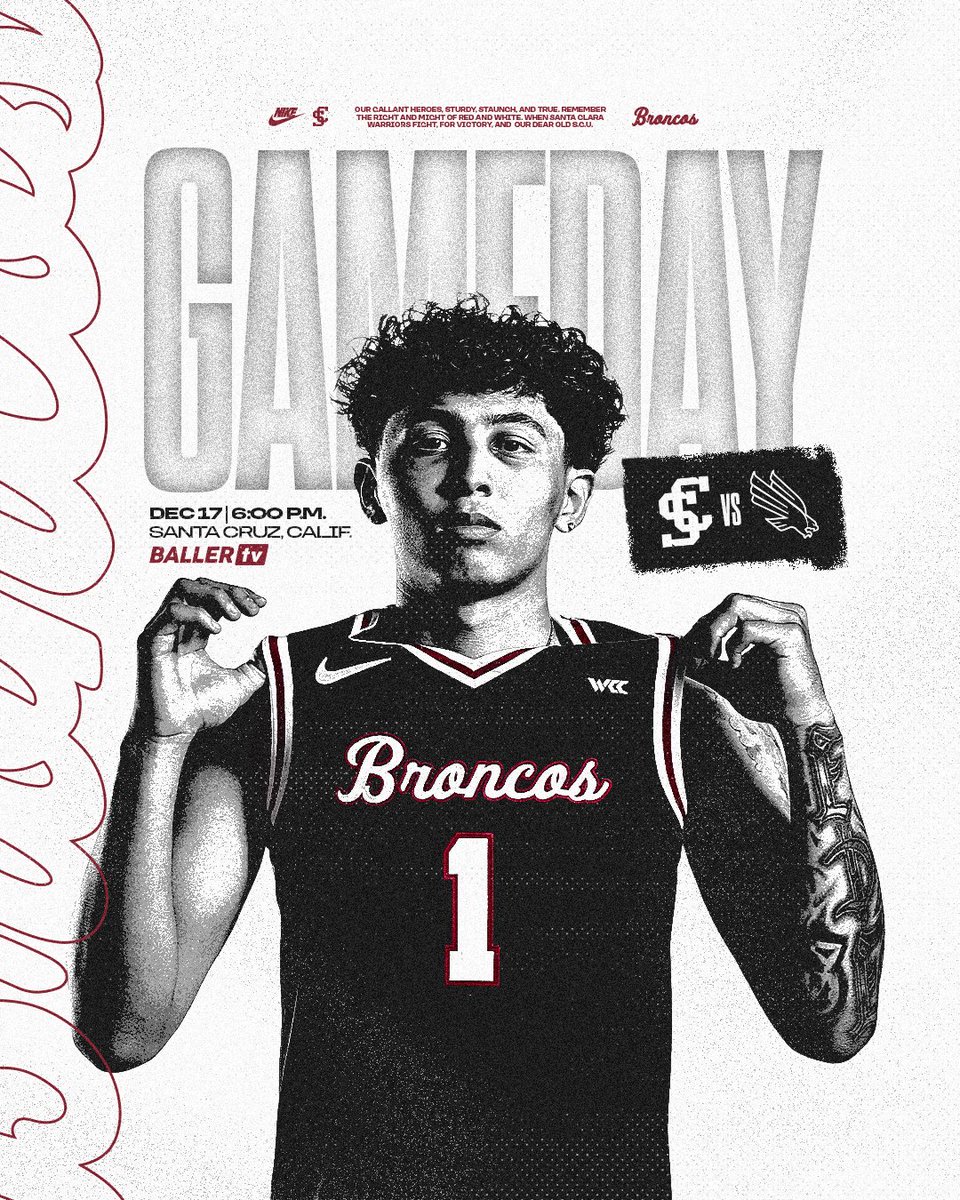 SantaClaraHoops's tweet image. 𝑮𝑨𝑴𝑬𝑫𝑨𝒀🐎

⏰6:00 PM
📍Santa Cruz, CA
📺 BallerTV

Streaming info, game preview, and more at the link in our bio!

#StampedeAhead