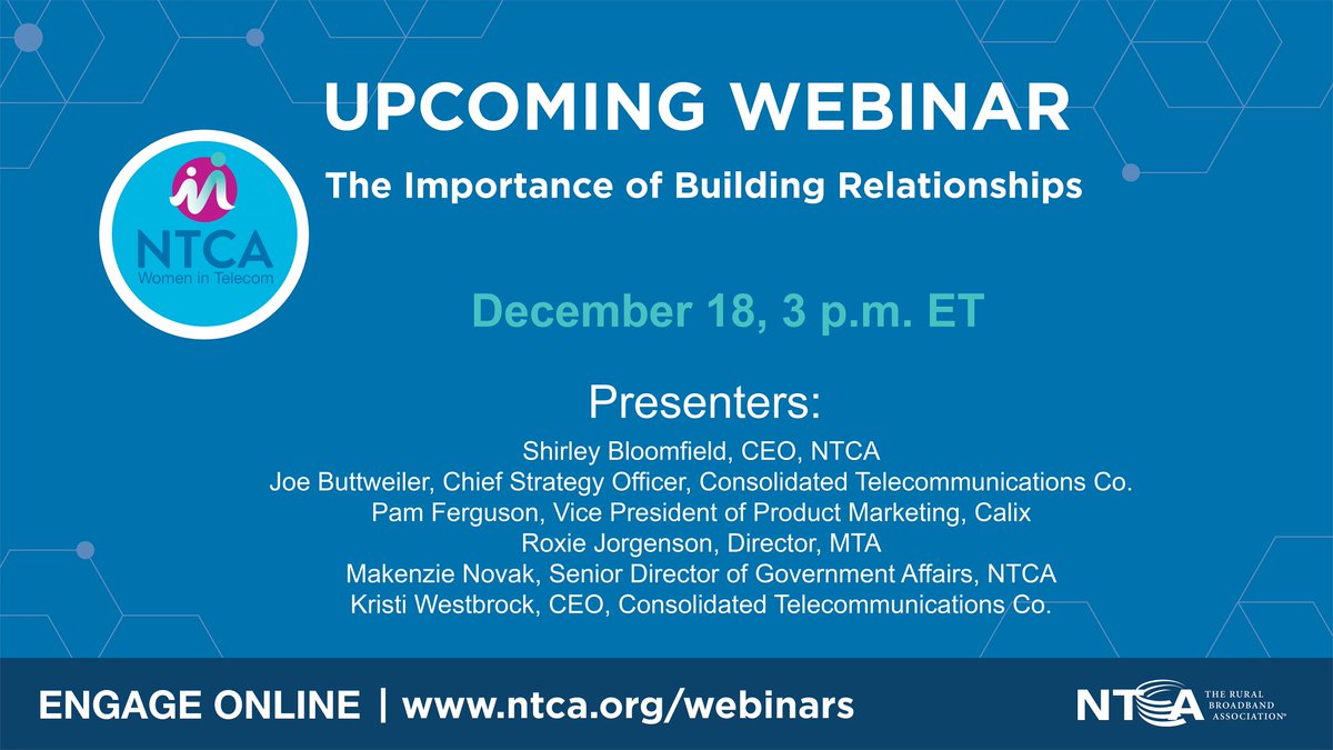 NTCA-The Rural Broadband Association tweet media