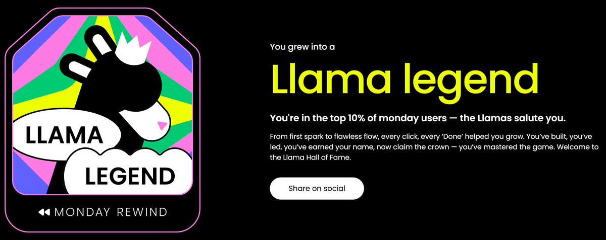 level1_amber's tweet photo. First year of using @mondaydotcom complete!😎 https://t.co/IMpRdvhdb3
