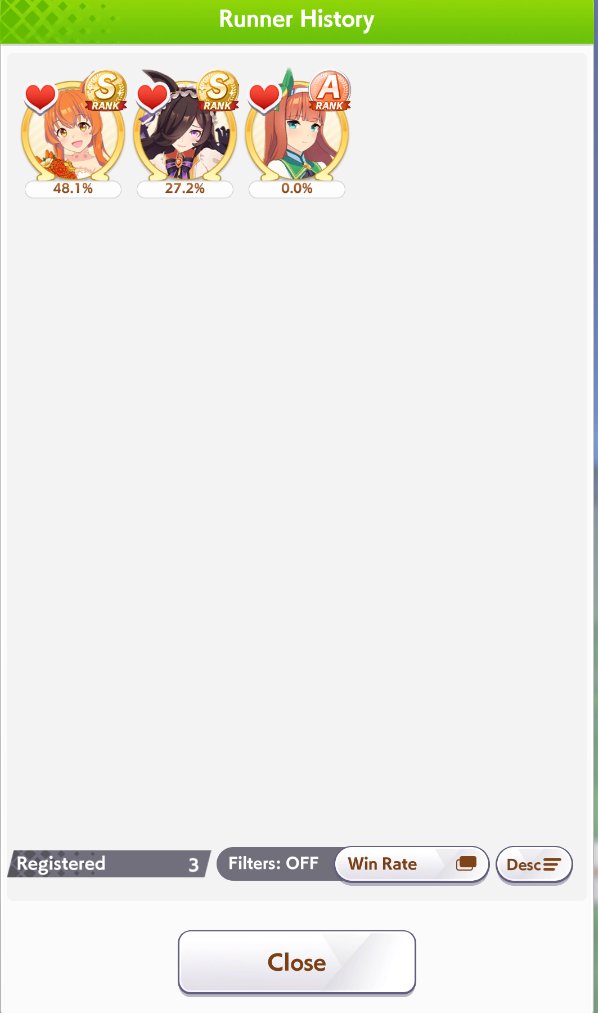 AAAAAAAAAA
OUR WINRATE FELL DAY 3 DUE TO REALLY BAD MAESTRO LUCK DESPITE HAVING 800+ WIT BUT WE DID IT

i thought for sure my cm platinum streak ends here but we held strong 🥺

ggs all see you all cm7 :> #umamusume #umamusumeprettyderby