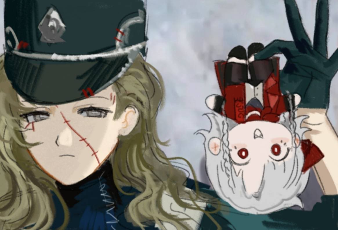 FreakyDuck9000's tweet image. Okay who’s rubuska is this #Reverse1999 #corvus #rubuska