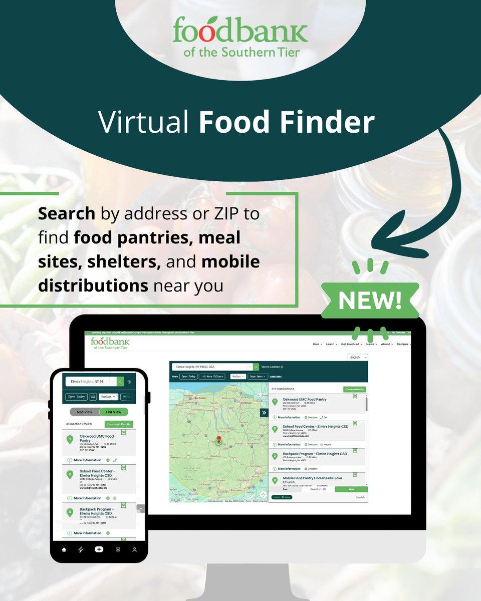 Food Bank of the Southern Tier tweet media