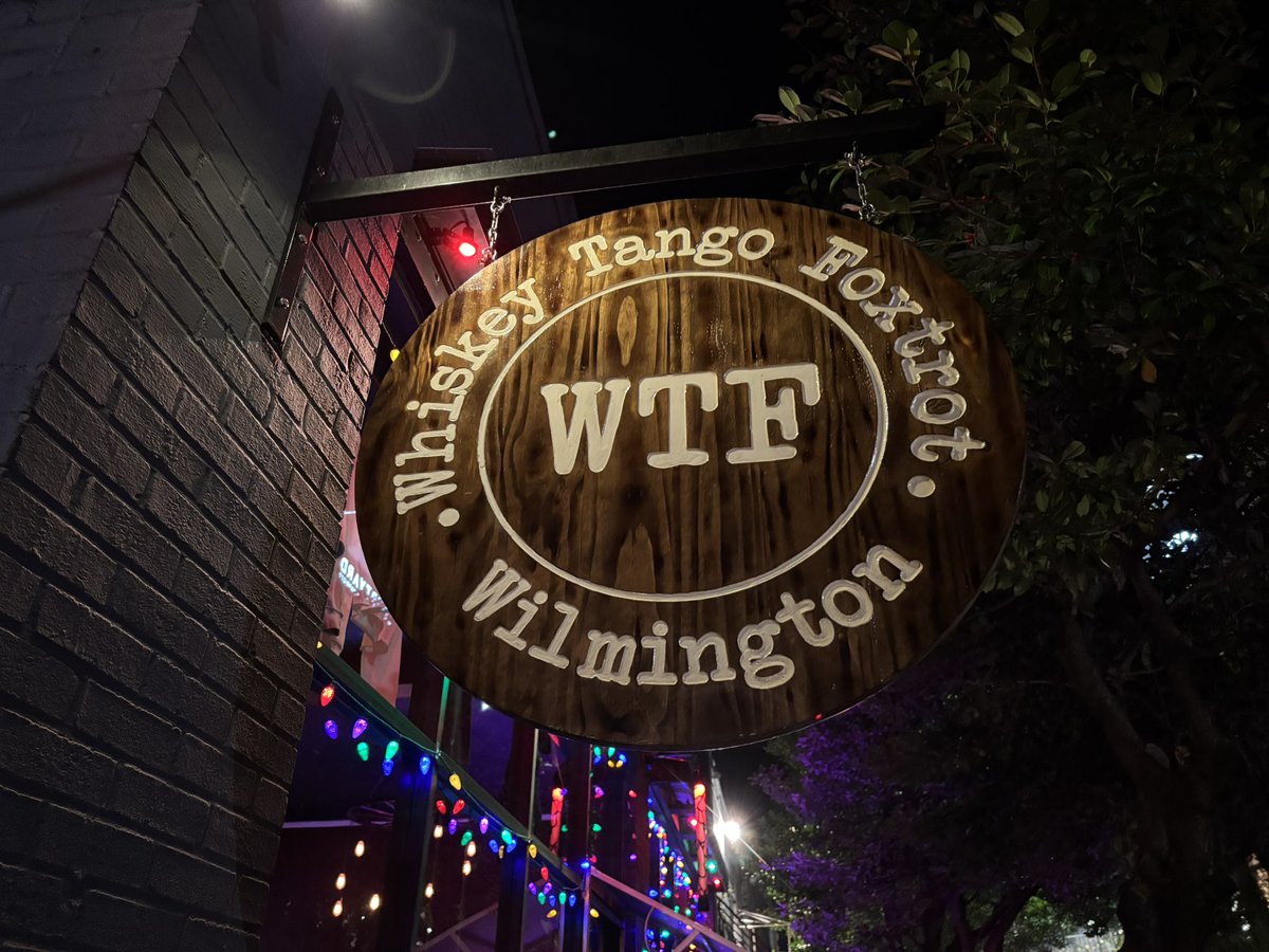 MitchRobey's tweet photo. Bar #1 - Whiskey Tango Foxtrot 🥃🦊

Also known as WTF, this bar is in Downtown and their Naughty Drink was “Pretend it’s a City” (Barrel-rested Buffalo Trace and Istine Rose Vermouth Manhattan).

Drink - 8/10
Atmosphere - 7/10
Holiday Decor - 6/10 https://t.co/moNg9Iq4Zc