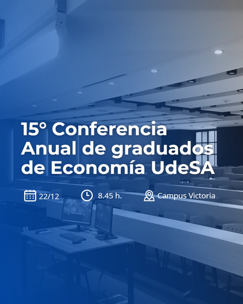 Departamento de Economía - U. de San Andrés tweet media