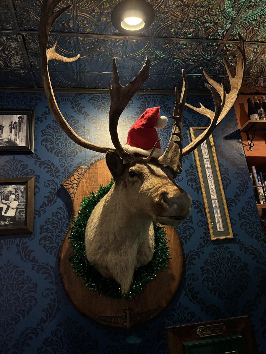 MitchRobey's tweet photo. Bar #2 - Cape Fear Spirits &amp; Beer 🍺🍷

The Nice was a Hot Toddy and the Naughty was a Bartenders Bramble. The bartender made us get both drinks at the same time so that both drinks could be “stamped” in our passport.

Drinks - 6/10
Atmosphere - 4/10
Christmas Decor - 7/10 https://t.co/91HHdEqH5W