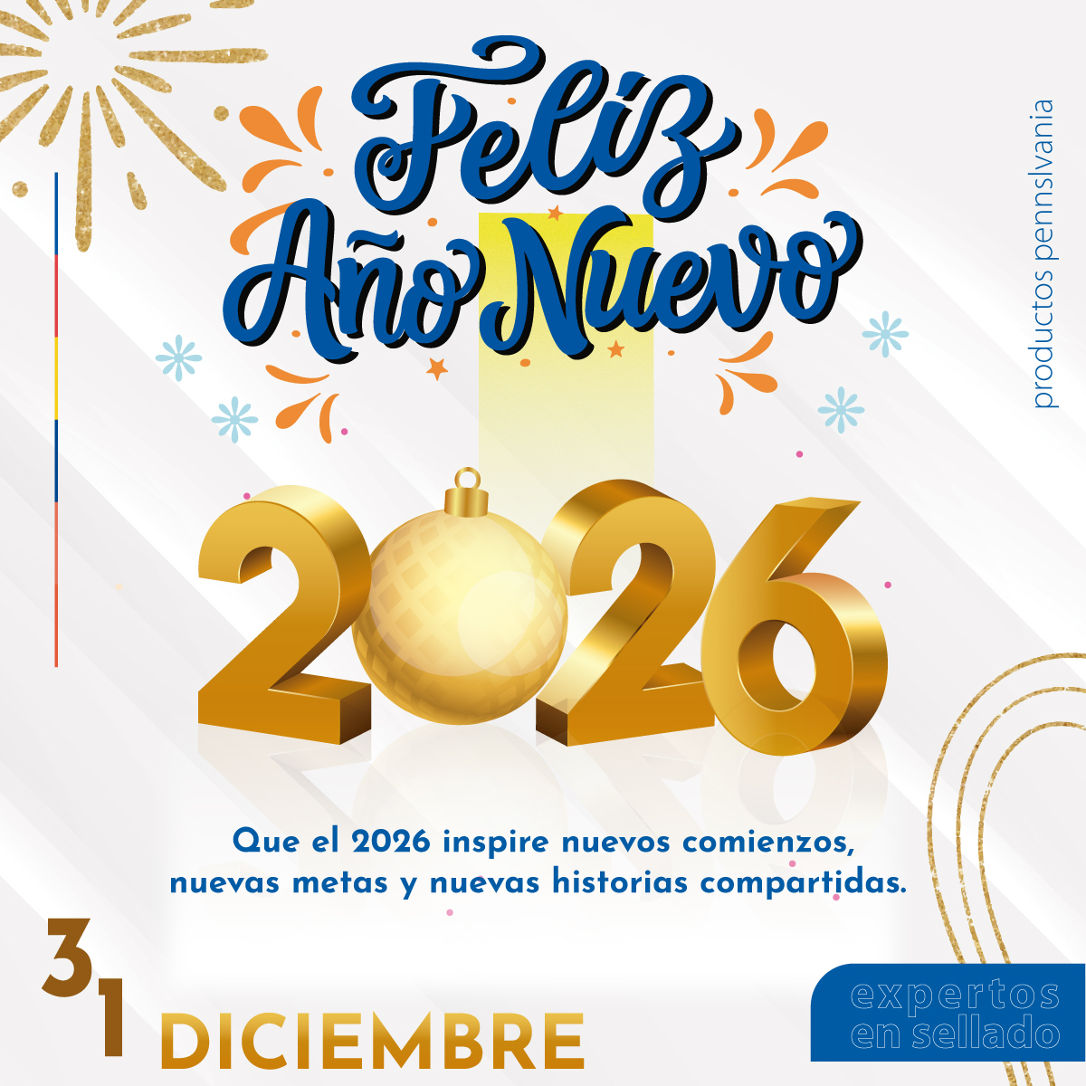 🎆 Nuevos retos y metas nos esperan. Gracias, distribuidores y aliados, por confiar en nosotros. ¡Feliz 2026! 💥

👉 Sigamos construyendo y sellando el futuro juntos.

🌐 pennsylvania.com.mx/nosotros/

  #AñoNuevo #Familia #gracias #FelizJueves