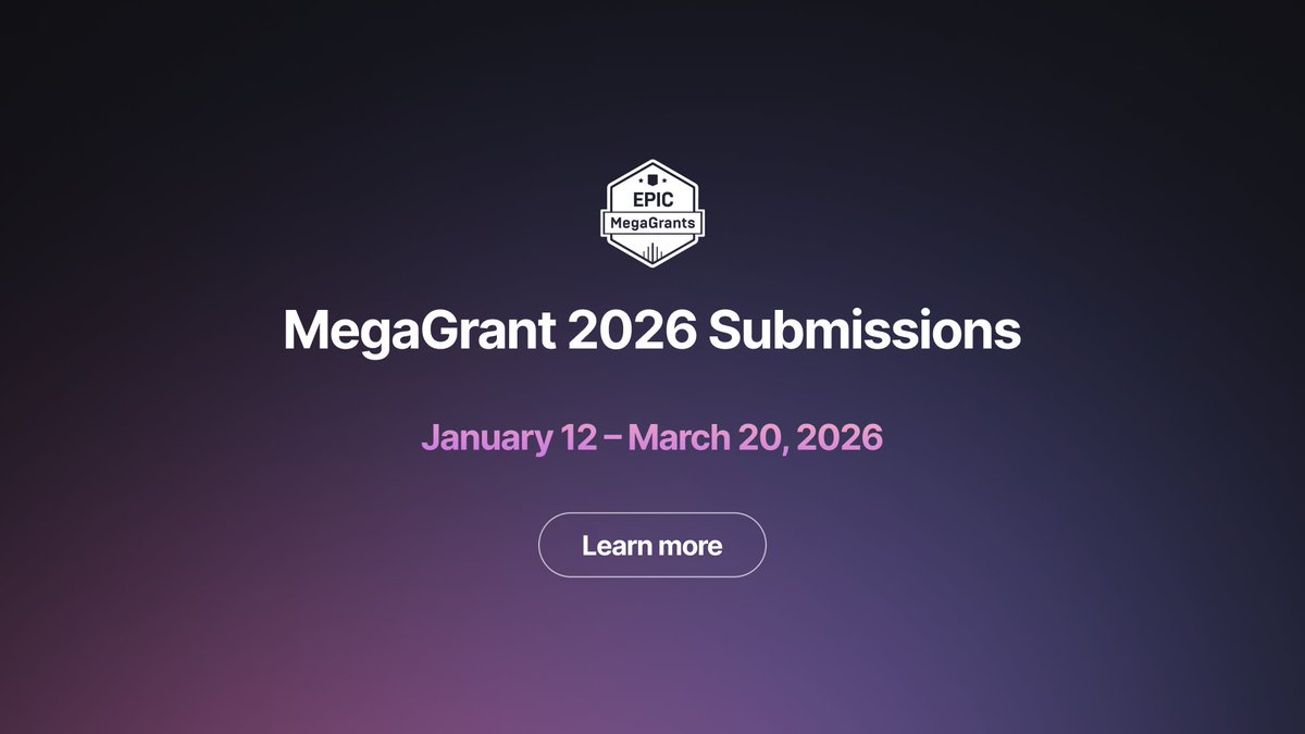 UnrealEngine's tweet image. Ready your projects, the next MegaGrants window is opening in the New Year 📅

The portal will open January 12 through March 20. Get all the info on how you can best prepare your submission here: unrealengine.com/en-US/megagran…