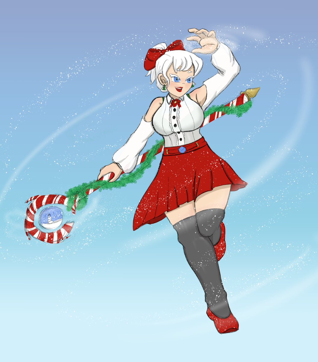 Ken_3d's tweet photo. Festive Magical Girl https://t.co/HEhTVjceIC