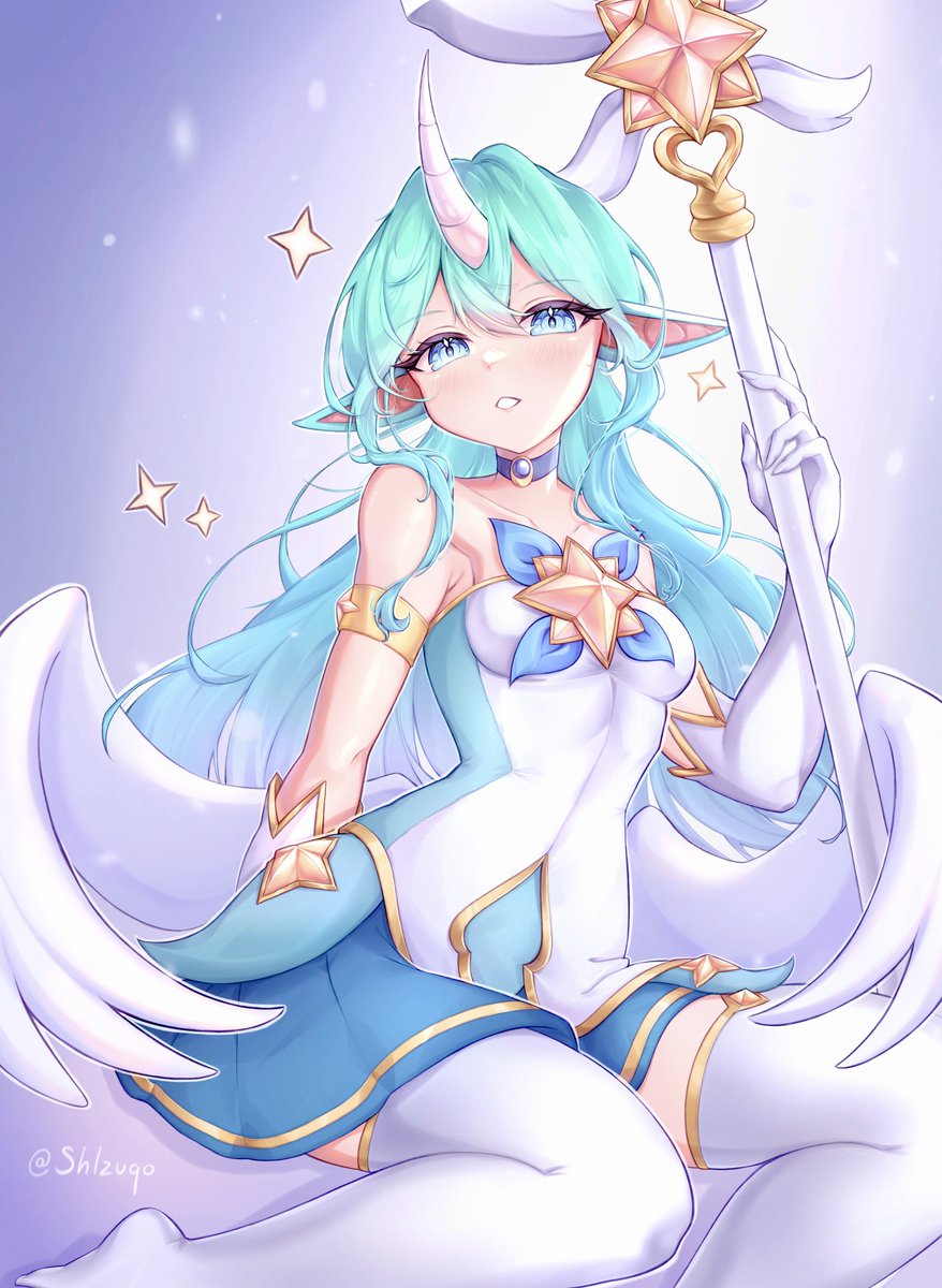 Star guardian Soraka, I just love her design even tho I don‘t like green that much💚✨

This fanart was inspired by an artwork of  <a href="/alllisso_/">alllisso</a> , so please check her out and support her. She‘s an amazing artist, and a huge motivation for me🩵

#Soraka #ArtOfLegends #fanart #league