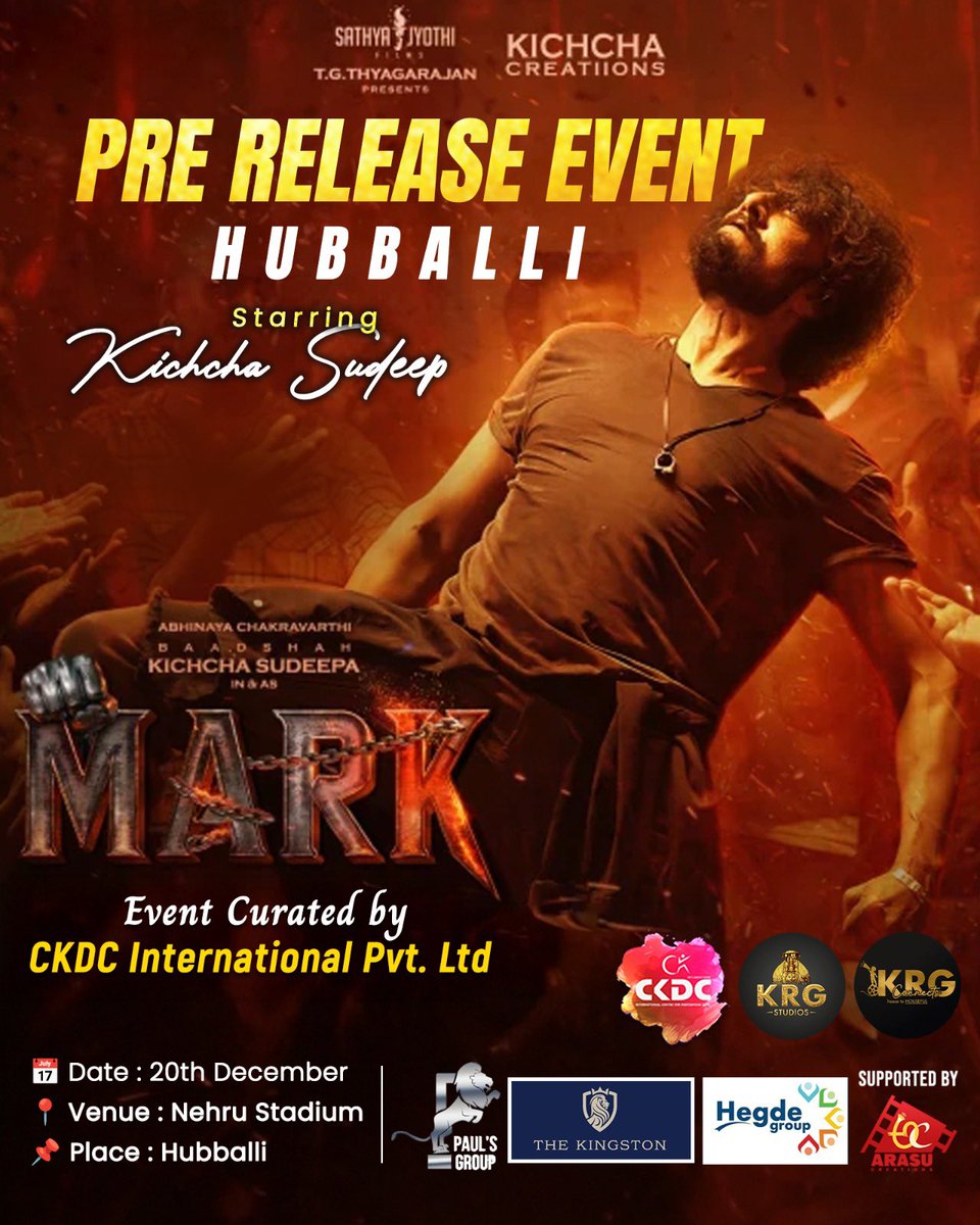 danceck143's tweet image. It’s an honour blessed fan boy moment don’t have words to express my gratitude thank you @KicchaSudeep sir @Kichchacreatiin @KRG_Connects  @PROHarisarasu for the opportunity to direct and curate the historical event 

#MarkTheFilm #KichchaSudeep #kfi #kichasudeepfans #bigboss