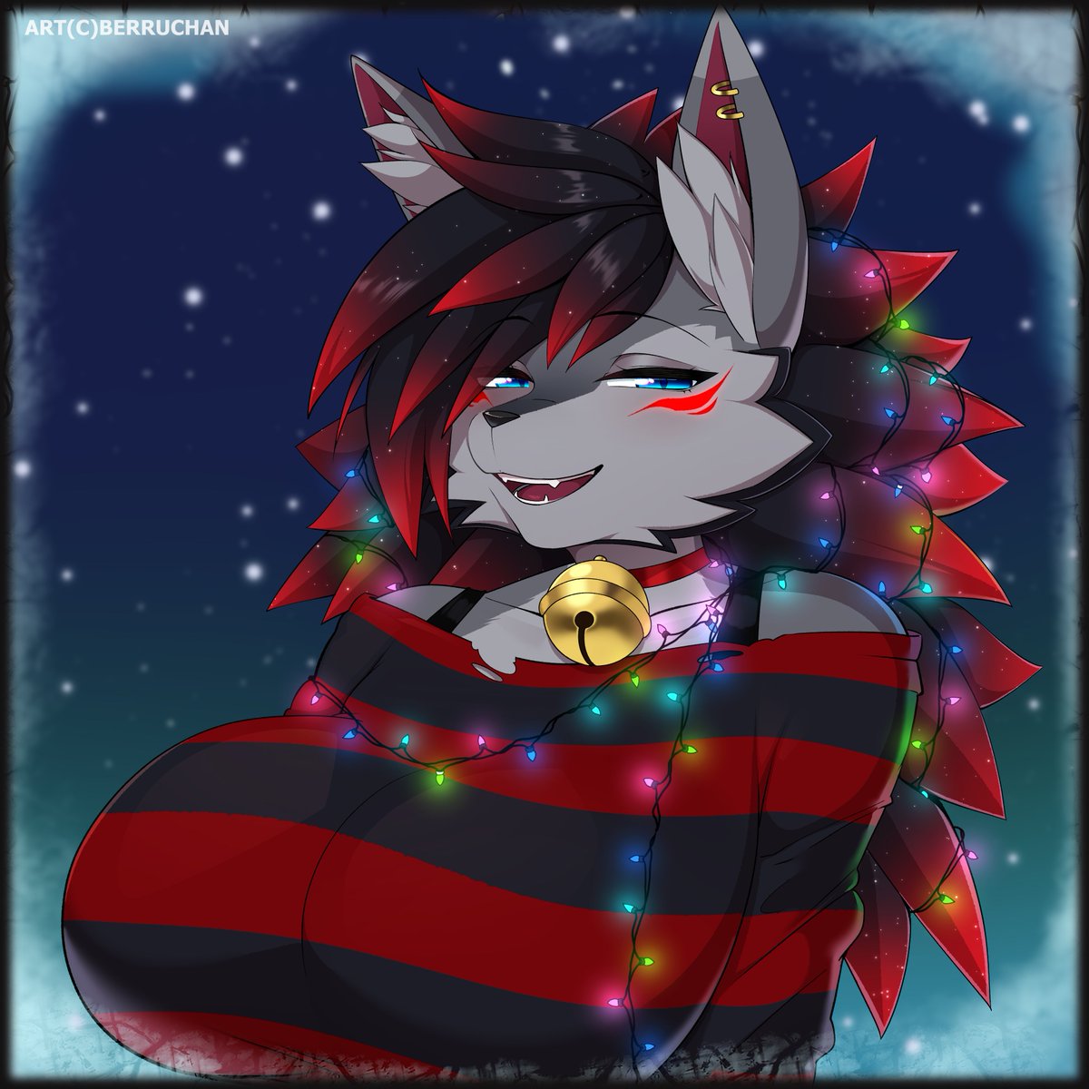 Tis the season to be silly~ Art by <a href="/Berruchan/">Berruchan 🐰</a>~♥