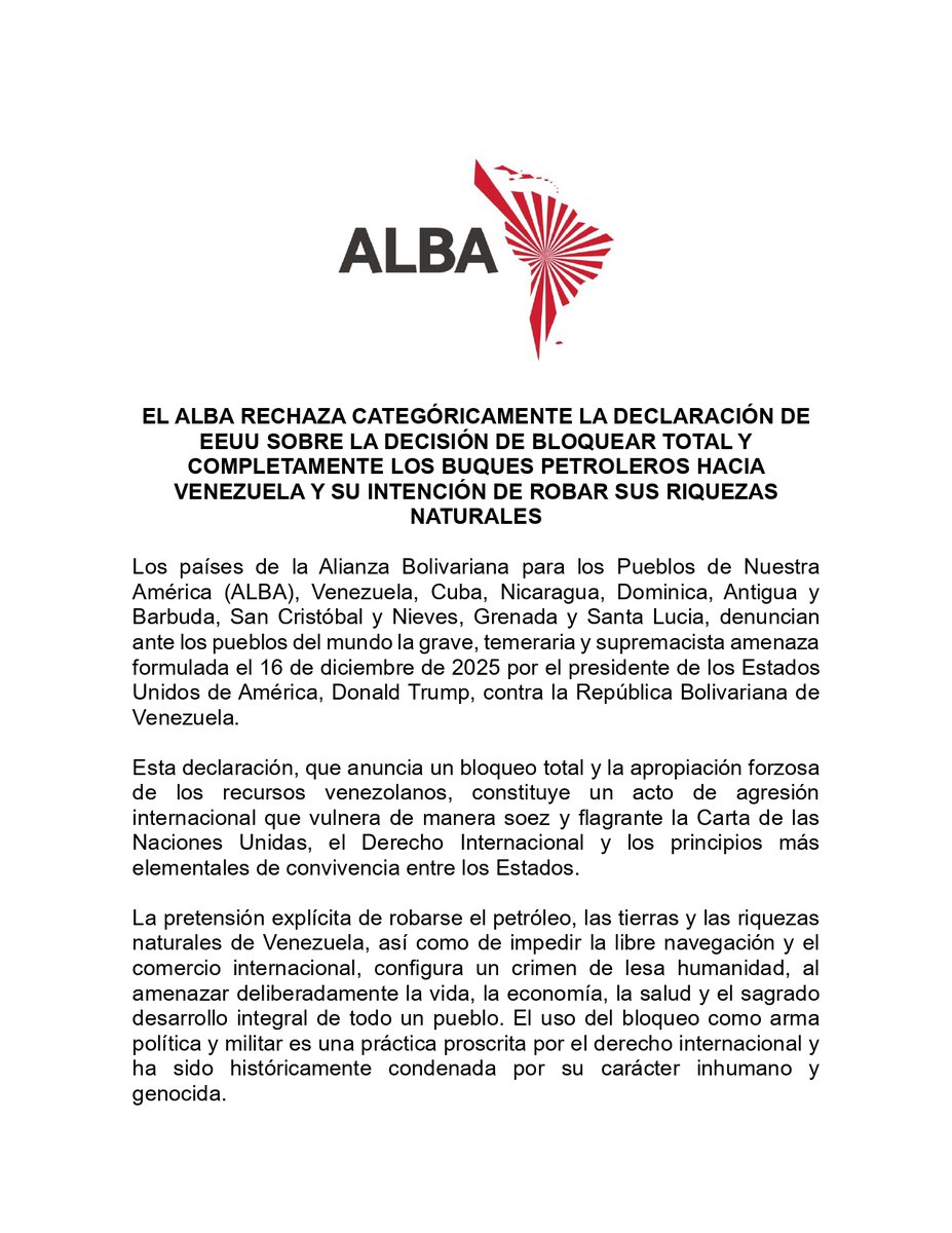 ALBA tweet media