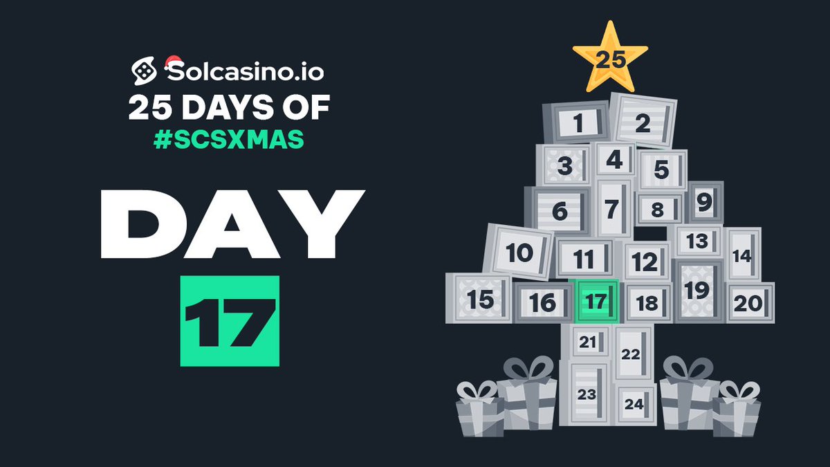 Day 17! 🎄

Follow &amp; Reply with "I'm not a bot. #SCSXMAS" for a chance to WIN gift 17! 🎁