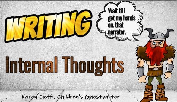 Writing Your Character’s Internal Thoughts
karencioffiwritingforchildren.com/2022/10/02/wri… 
#writingtips #kidlit #internal dialogue #amwriting
