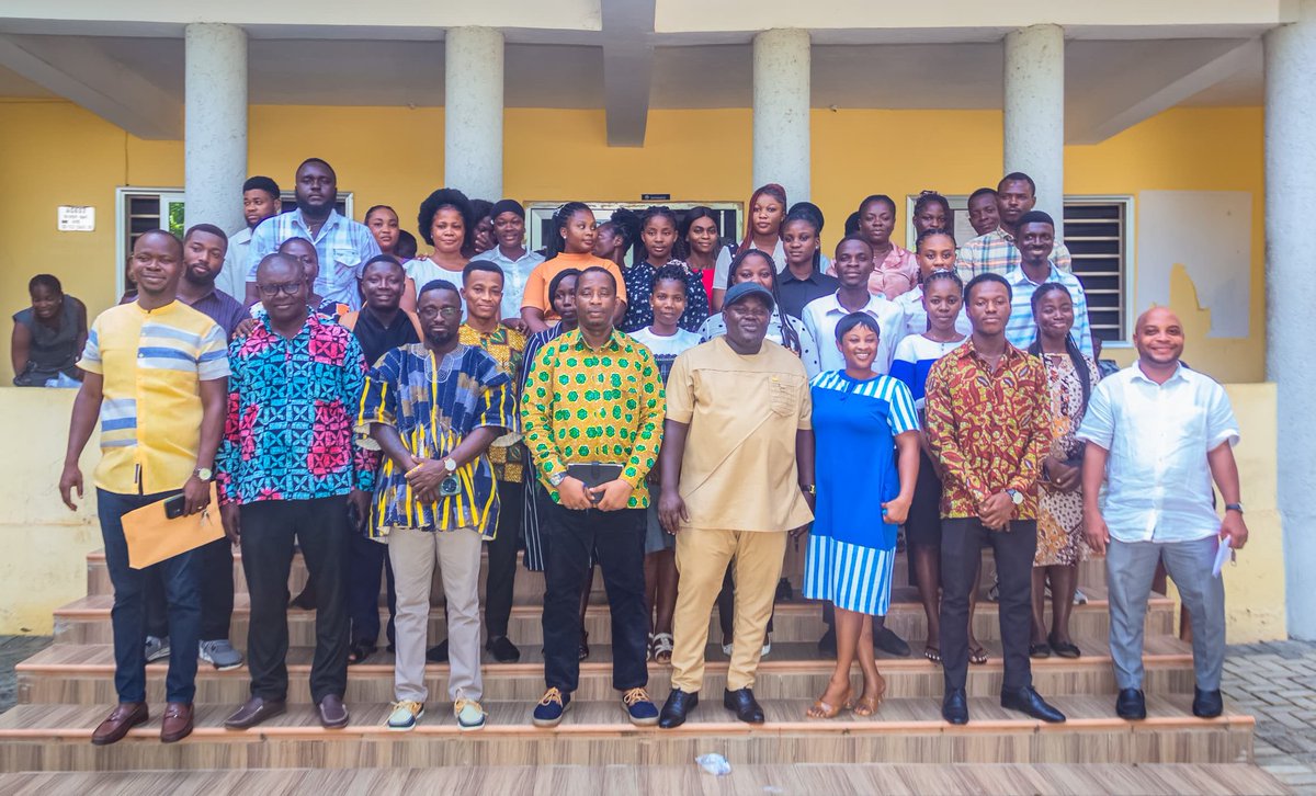 effutuma's tweet image. EFFUTU MCE CHARGES NEW NSS PERSONNEL TO UPHOLD CORE VALUES AND PROFESSIONAL EXCELLENCE