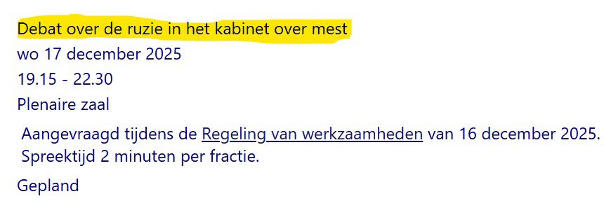 Ik wens <a href="/ministerLVVN/">Femke Marije Wiersma</a> vanavond veel sterkte toe.

Nederland heeft ministers nodig die weten waar ze het over hebben.
Streng zijn waar het moet, helpen waar het kan.

Momenteel wordt er karaktermoord op haar gepleegd, niet op inhoud maar emoties en roddels…

Succes Femke 💪🏻👊🏻