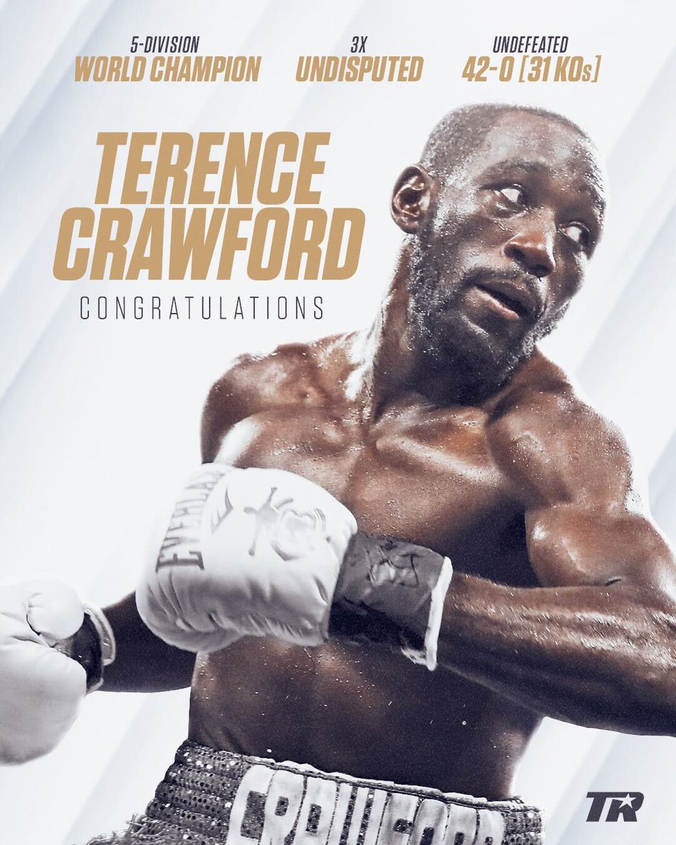 trboxing's tweet image. 𝐅𝐑𝐎𝐌 𝐎𝐌𝐀𝐇𝐀 𝐓𝐎 𝐓𝐇𝐄 𝐖𝐎𝐑𝐋𝐃. 

Enjoy retirement, @TerenceCrawford 🏆