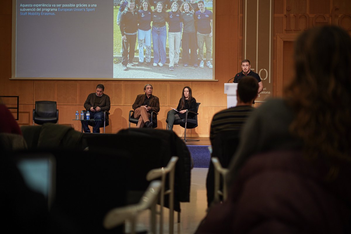 esportcat's tweet photo. 🔝@cebllob, Club Cadí Canoe Kayak, @SantCugatCreix i @CNPobleNou han exposat iniciatives.

👉Centrades en la promoció dels hàbits saludables, el foment del piragüisme d'aigües braves, l'ètica dins les organitzacions esportives i en com potenciar el talent en el rugbi.

#esportcat https://t.co/zG5XE3BvnV