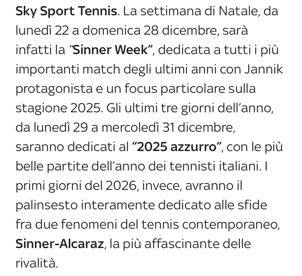 oddio quest’anno non avremo il sinner day ma la SINNER WEEK!!!!!