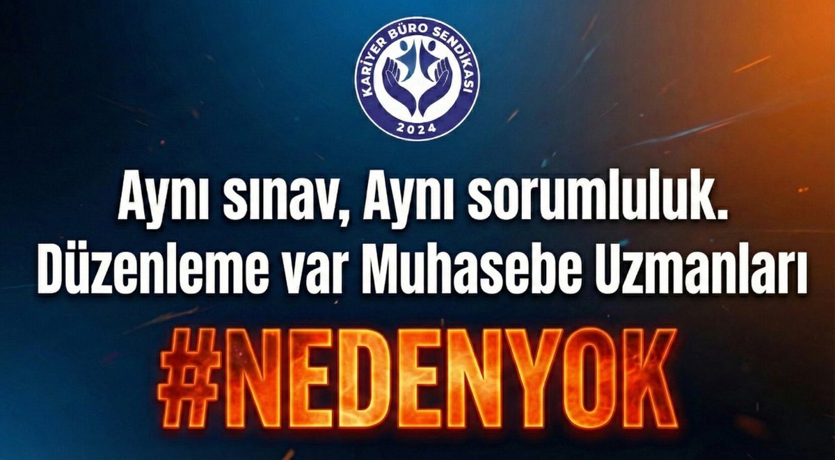 #nedenyok

2011 de çıkan 666 sayılı KHK ile kariyer meslekler arasında merkez taşra ayrımı oluşturulmuş ve bir kesim kariyer meslek taşra denilerek ötekileştirilmiş ve mağdur edilmiştir. Kariyer ayrıştıran uygulamaya son verilmeli.