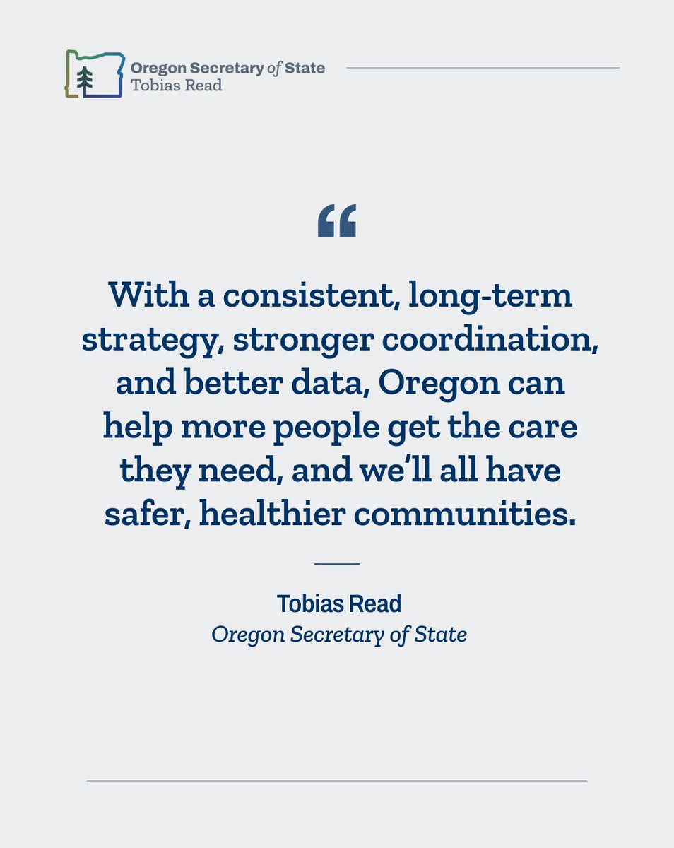 OregonSOS's tweet image. New audit release: Measure 110 is far from achieving its promise to help Oregonians struggling with addiction due to frequent policy changes and a lack of coordination and data at @OHAOregon. Read the full audit on the SOS website: sos.oregon.gov/audits/Pages/d…