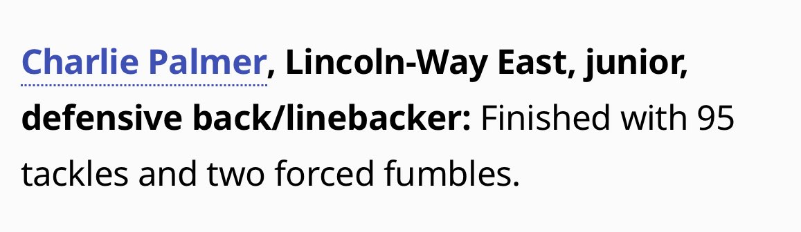 CharlieP_34's tweet image. Extremely grateful to be named to the All State Academic Team, 1st Team All-Conference, and 2nd Team All-Area as a junior.
@LWEastFootball
