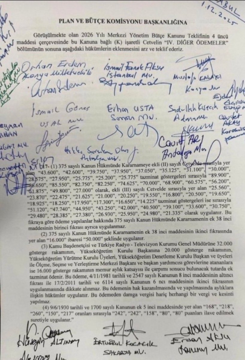 Denetim Elemanları ve  Kariyer Uzmanlara yönelik düzenlemenin, TBMM Genel Kurulunda da kabul edilmesini talep ediyoruz. #SayınCumhurbaskanım