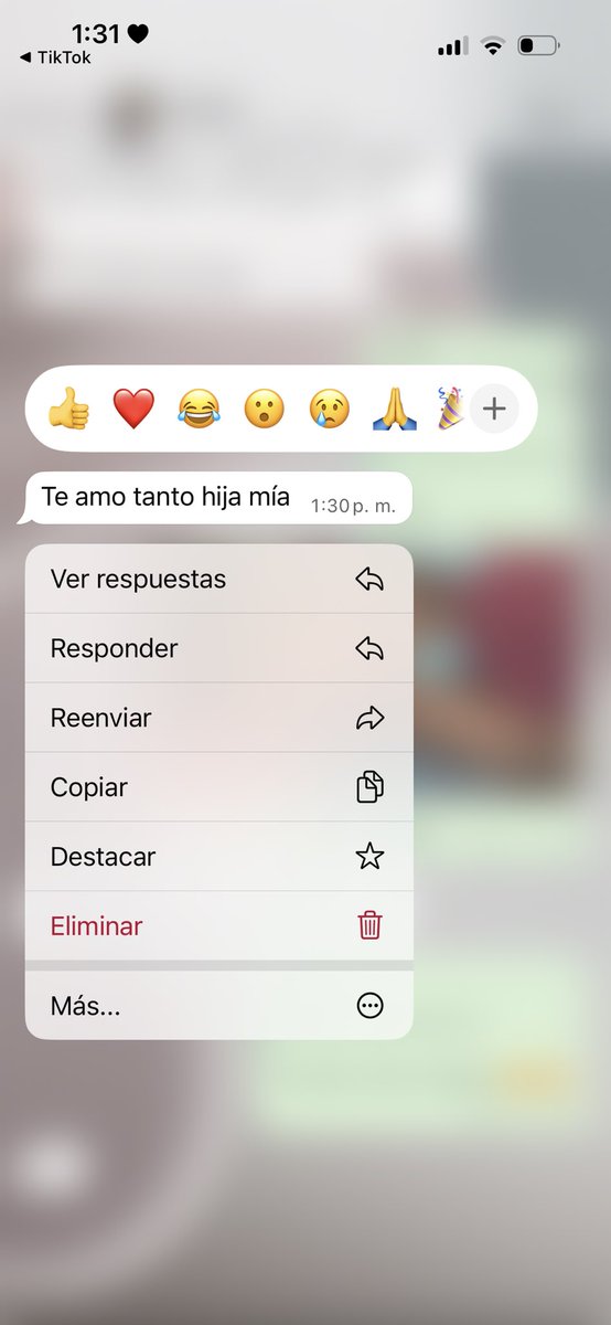 El único mensaje que espero recibir el resto de mi vida 🥰