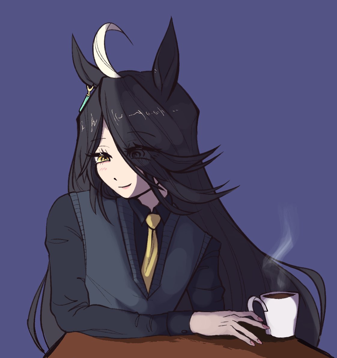 hulhorse's tweet photo. FINALLY pulled cafe, I really like her storyline and design so take this art offering https://t.co/UNx55ydD8w