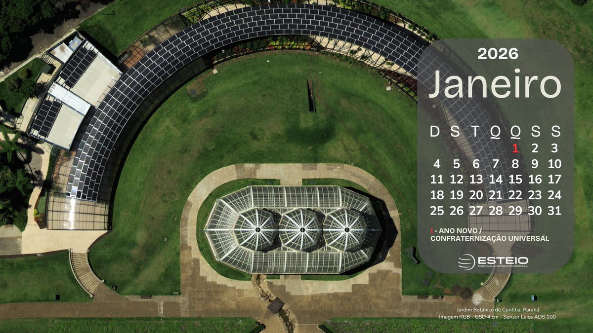 A ESTEIO irá todo mês, disponibilizar uma imagem aérea, com o calendário do mês corrente, durante o ano de 2026, para utilização como papel de parede nos computadores e outros dispositivos.
Link para baixar a imagem:
esteio.com.br/variedades-2/c…
#esteio_sa #calendario2026