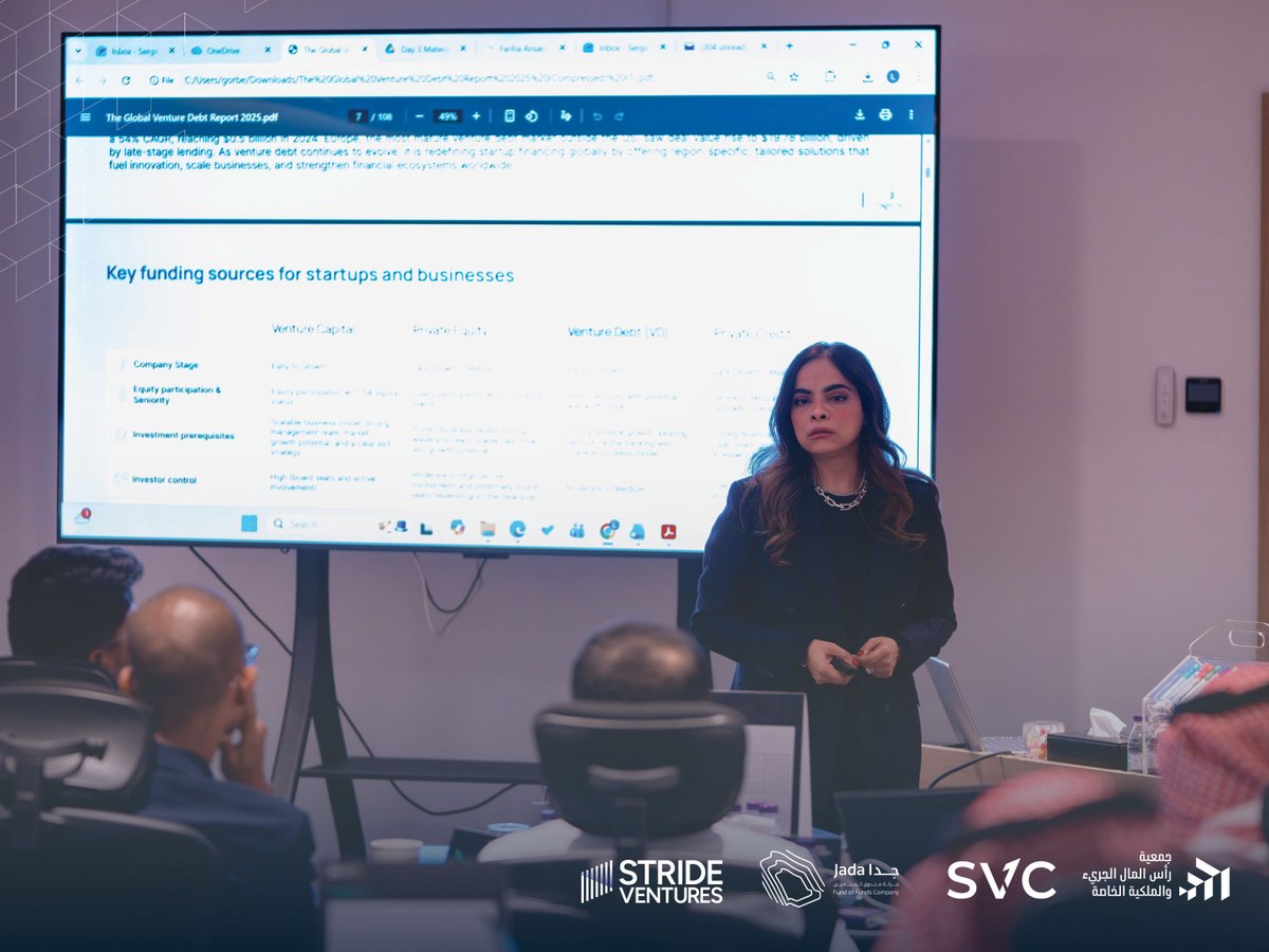 مقتطفات من جلسة غنيّة مع الخبيرة Fariha Ansari  ضمن برنامج التدريب على أدوات الدين، حيث استعرضت خبرتها في قيادة صفقات الديون، النمذجة المالية المتقدمة، وبناء استراتيجيات نمو عالمية.
جلسة ثرية بالمحتوى العملي والرؤى الاستراتيجية.✨