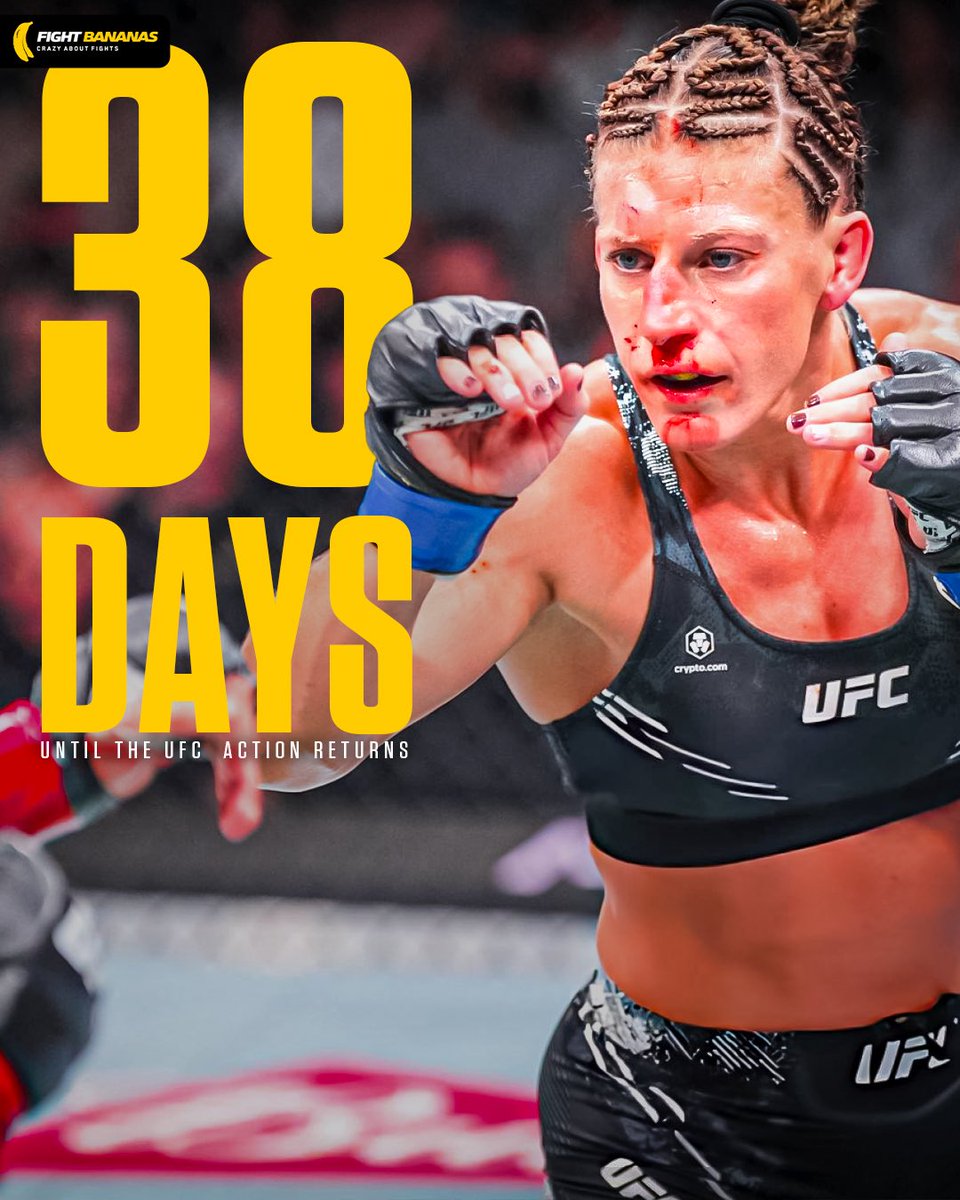 DavidVanAuken's tweet image. 38 Days until the UFC Returns 😤