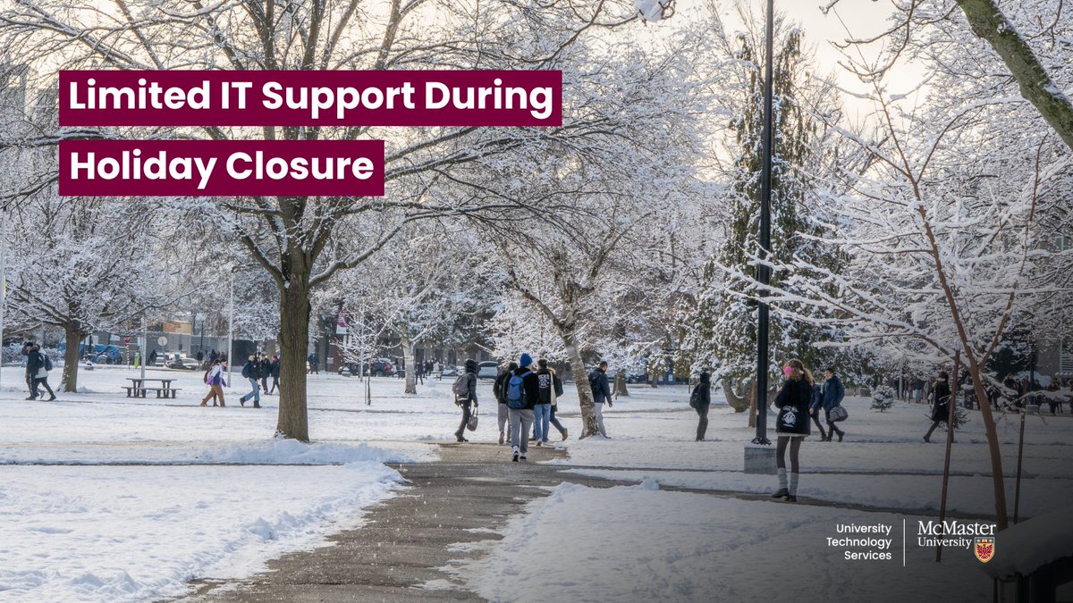 McMasterIT tweet media