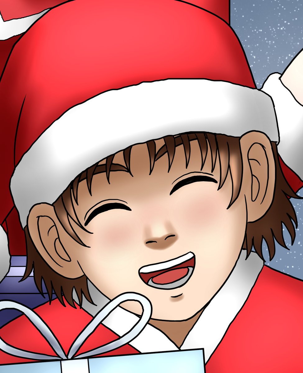 Micami__'s tweet image. Dans la maladie en ce moment mais j'avance bien sur la petite illustration pour les fêtes avec les personnages de Prince Déchu😊