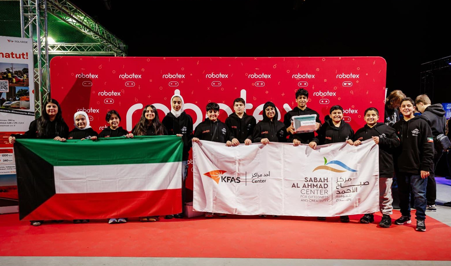 إنجاز كويتي في إستونيا.. فرق «صباح الأحمد للموهبة» تتألق في Robotex. المركزان الخامس والسابع عالمياً في مسابقتي الدرون والسومو 