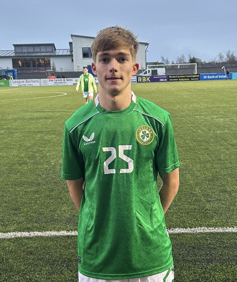BrayWanderers's tweet photo. Congratulations to Ethan Cheese who featured for the Ireland Colleges &amp; Universities squad against the French Universities this afternoon at the Athlone Town Stadium.

#Seagulls 🟢⚪️ https://t.co/LMEc7uUaoh