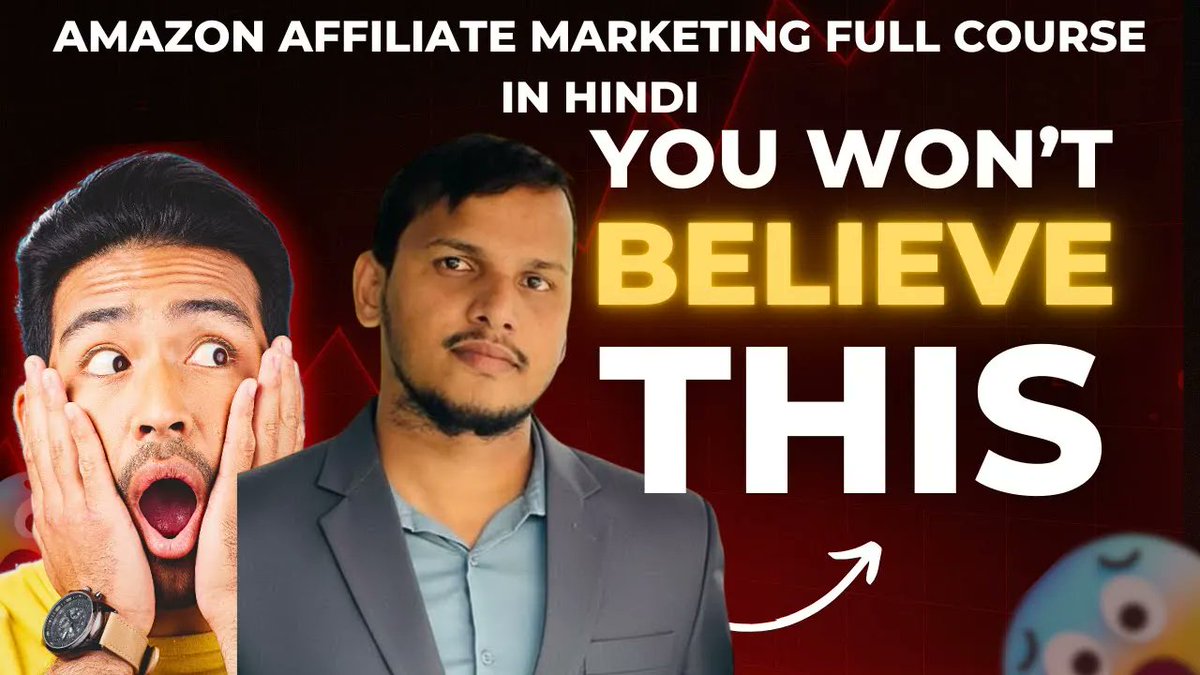worldwebsiteman's tweet photo. 🚀 Amazon Affiliate Marketing Full Course in Hindi – Introduction

Learn how to start Amazon Affiliate Marketing from ZERO and earn online 💻💰
Perfect for beginners who want passive income in Hindi.
#WorldWebsiteMan #AmazonAffiliateMarketing #AffiliateMarketingHindi https://t.co/qj4O78Ov3l