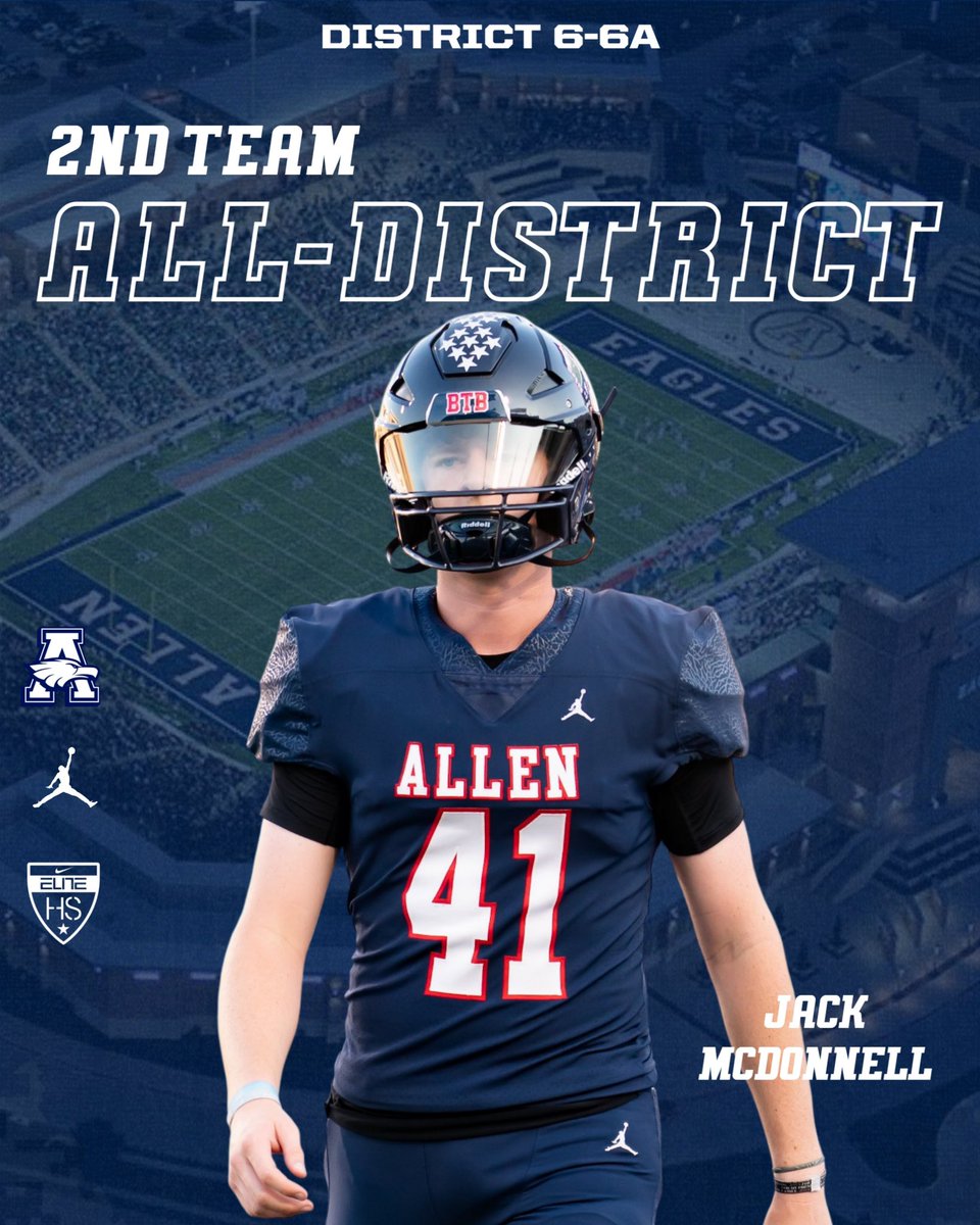 6A Division 1 Region 1 District 6

Congratulations 2nd Team All District 🅰️🆙🦅

<a href="/Jaden_Davis18/">𝒥𝒶𝒹ℯ𝓃”JD"𝒟𝒶𝓋𝒾𝓈</a> TE
<a href="/jeremiahdaoud/">Jeremiah Daoud</a> QB
<a href="/HovaWillford1/">Hova Willford</a> LB
<a href="/JackMcD27/">Jack McDonnell</a> DS

#BTB | <a href="/usnikefootball/">Nike Football</a>