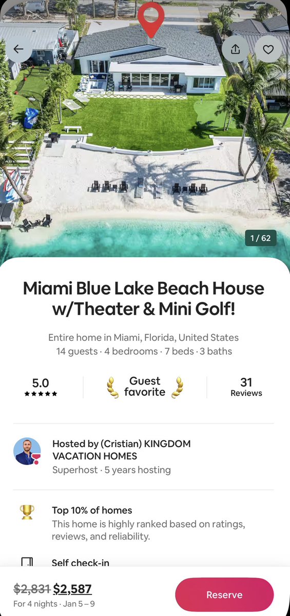 capt_jayy's tweet image. Akin paying 3.5m to rent an average beach house for 12hrs is outrageous anywhere in the world. How can you be indirectly saying it cost an average of $2,600+ to rent a beach house in Miami for a day. 

Peep the deal I got in Miami for 4 nights 😂🫵🏾