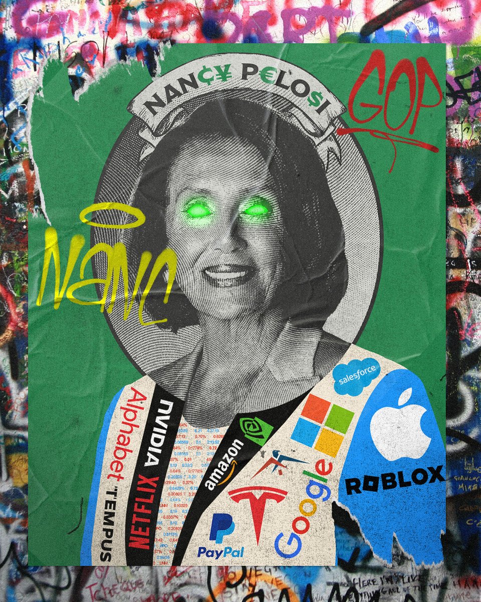 SubversiveETFs's tweet image. Based on her stock market returns, if you gave Nancy Pelosi $10,000 to invest for you in 1987, you’d have $1.69 million today. 

Follow @subversiveetfs for content like this. 

#InsiderTrading #StockTrading #Congress