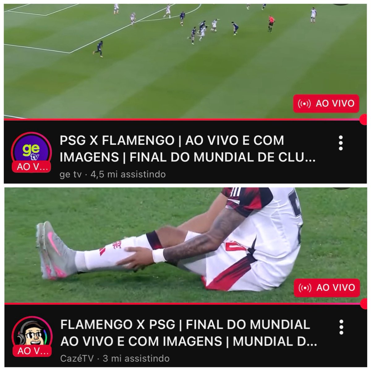 brenno__moura's tweet image. URGENTE! GETV abre vantagem de 1.5 Milhões de aparelhos no #MundialDeClubes 

15h45 
#GETV 4.5 Milhões x 3.0 Milhões #CazeTV