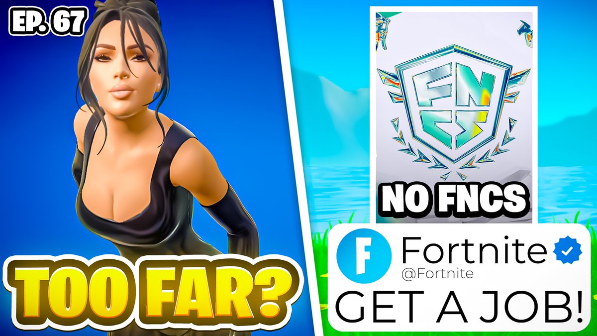 NothingButFN's tweet image. After 2 weeks of Chapter 7, it's time to look back at the good, the bad, and the ugly that the new season has brought us.
THIS EP WAS FILMED BEFORE TODAY'S ANNOUNCEMENT ‼️

FNTASIA EPISODE SIX-SEVEN OUT NOW ⬇️⬇️⬇️
youtube.com/watch?v=PwxWNV…