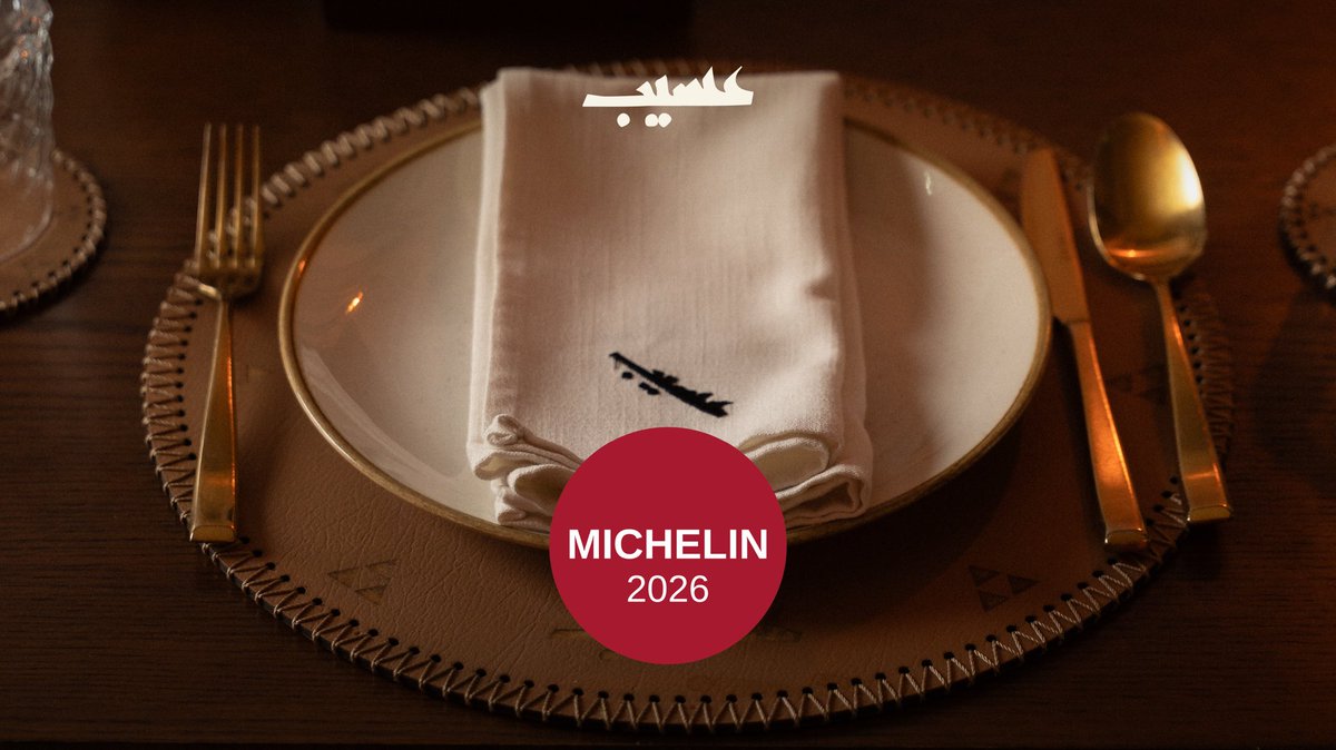 ترشيح مطعم عسيب ضمن دليل ميشلان هو نتيجة التزام بمعايير عالية وتجربة متجذّرة في قلب الهوية السعودية🇸🇦🤎

محطة نفخر بها، ونواصل من خلالها مسيرة ممتدة من التميز✨

#MICHELINGuide